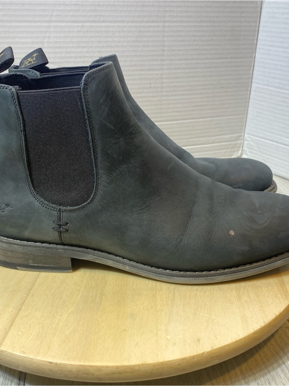 Todd & Gunn Waking Chelsea Boot 3.0 Black Oiled Leather Men’s Size 11.5